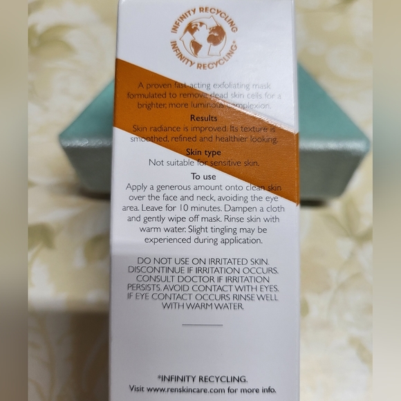 REN Glycol Lactic Radiance Renewal Mask, NIB - Picture 3 of 9
